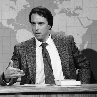 Kevin Nealon as Mr. Subliminal during 'Weekend Update' on April 20, 1991.