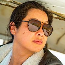 Goodr “Mach G” sunglasses in “Amelia Earhart Ghosted Me”
