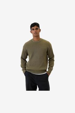 GAP Men’s Fisherman Crewneck Sweater