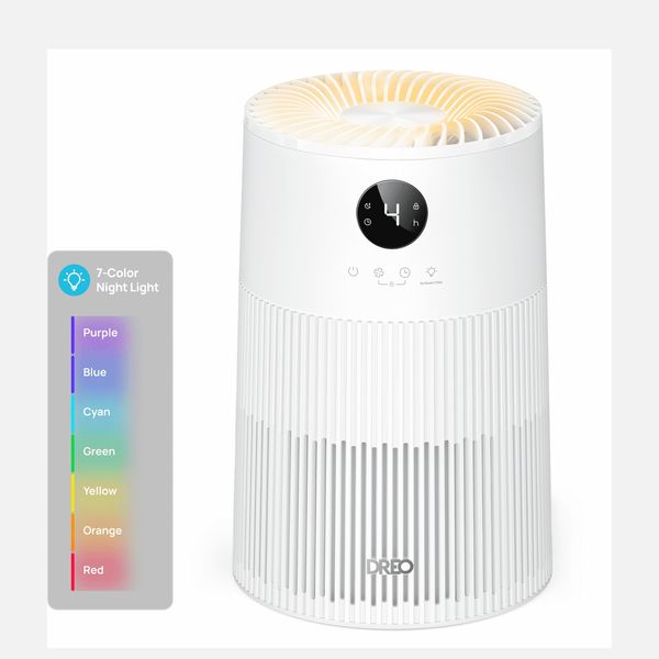 DREO HEPA Air Purifier for Room Covers 1488 Sq. Ft/2H