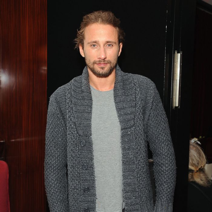 Actor Matthias Schoenaerts attends the 'Rust And Bone' Luncheon at Brasserie Ruhlmann on November 27, 2012 in New York City.