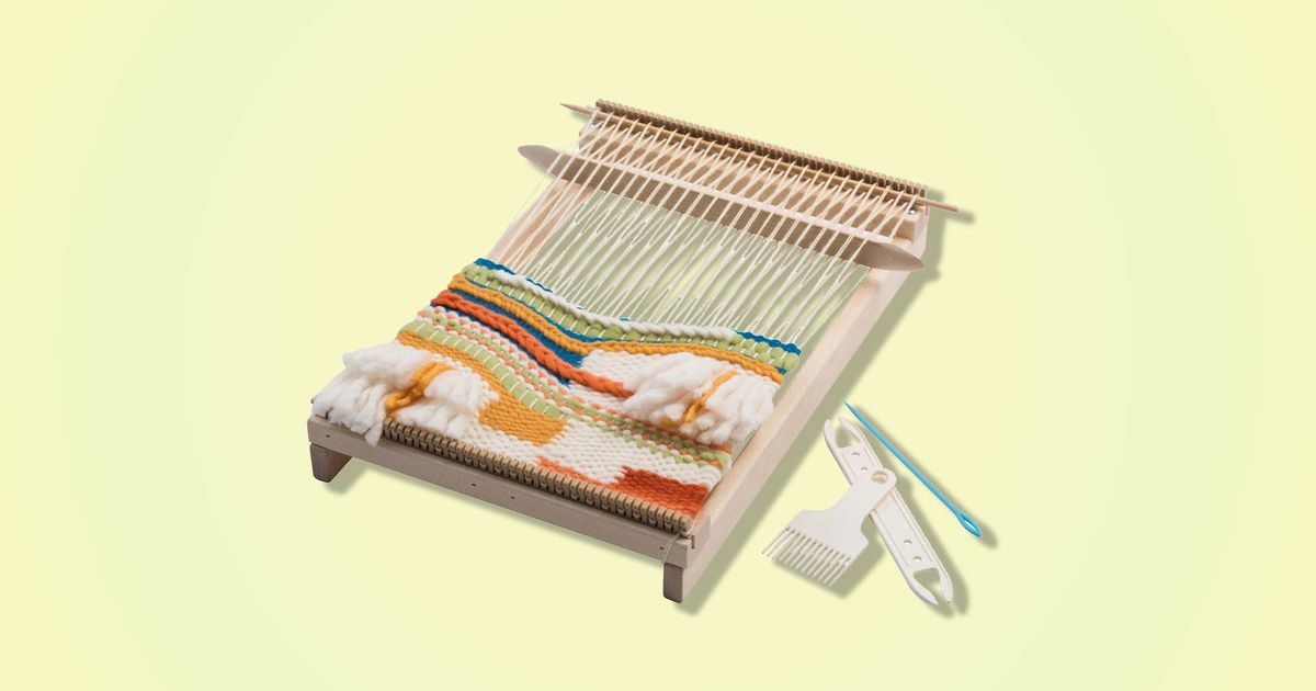  Wooden Weaving Loom Kit for Kids, Develop Hand Eye