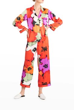 Natori Tsubaki Floral-Print Pajama Set
