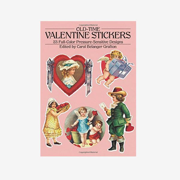 Old-Time Valentine Stickers: 23 Full-Color Pressure-Sensitive Designs (Dover Stickers)