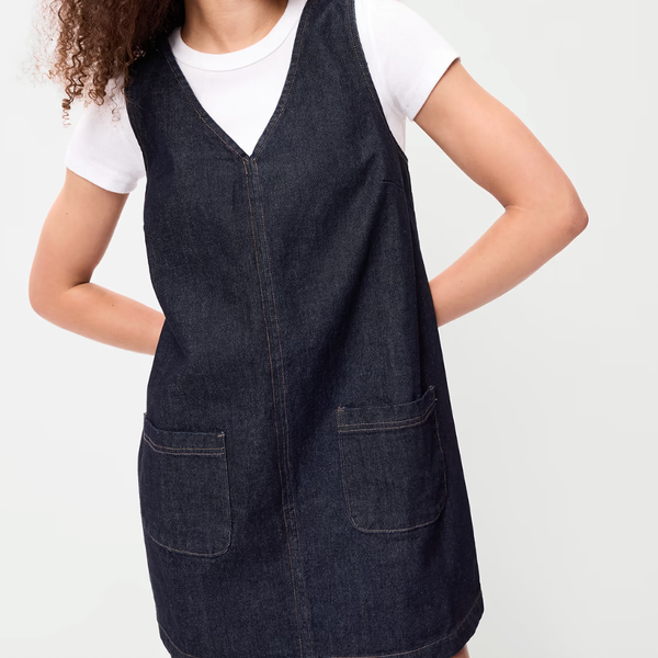 Old Navy Patch Pocket Denim Mini Dress