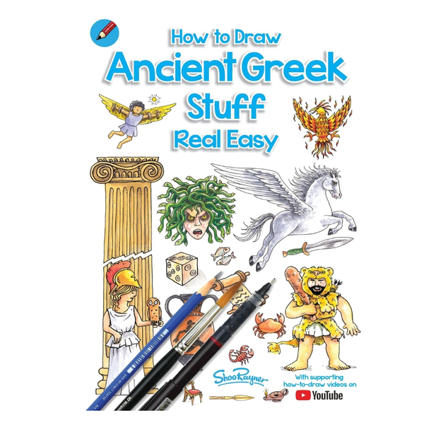 How To Draw Ancient Greek Stuff Real Easy: Easy step by step drawing guide