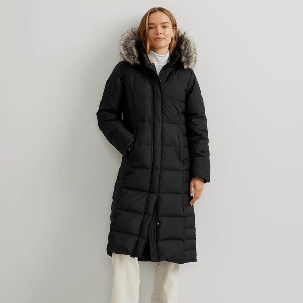 Eddie Bauer Women's Lodge Down Hooded Duffle Coat