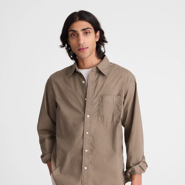 Madewell Men's Button-Up Shirt in Crisp Poplin
