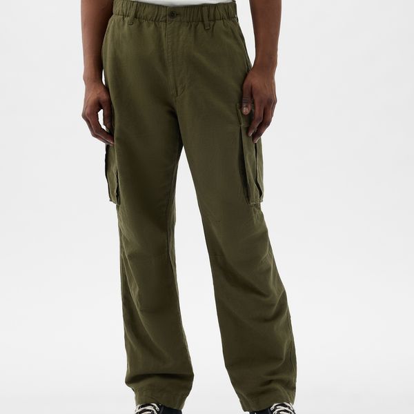 Gap Linen-Cotton Cargo Pants