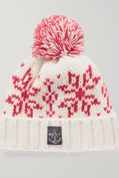 Kapital Pompom-Detailed Wool-Blend Beanie