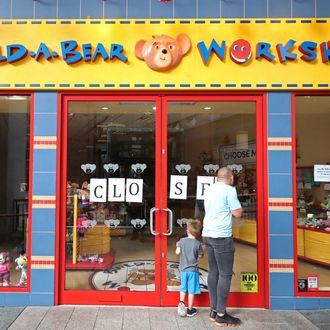 A closed Build-A-Bear store in Belfast.