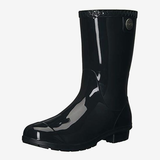 black rain boots amazon