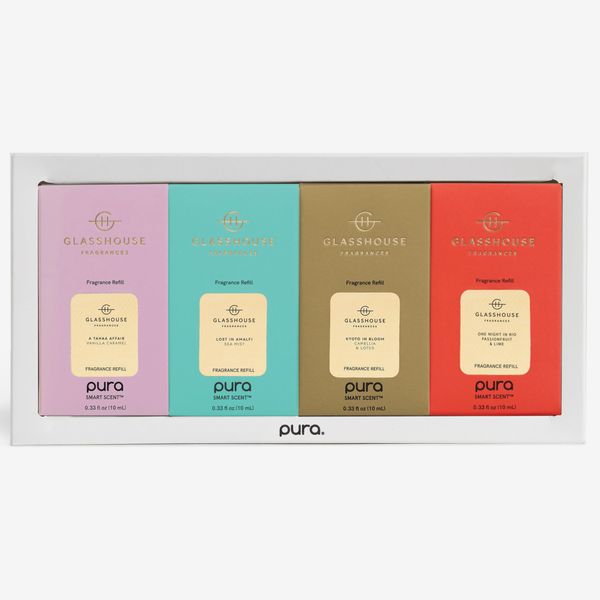Pura x Glasshouse 4-Pack Home Diffuser Fragrance Refill