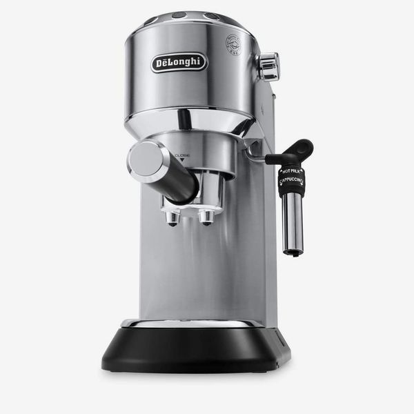 De'Longhi Dedica Style, Traditional Barista Pump Espresso Machine, Coffee and Cappuccino Maker, EC685BK, Metal