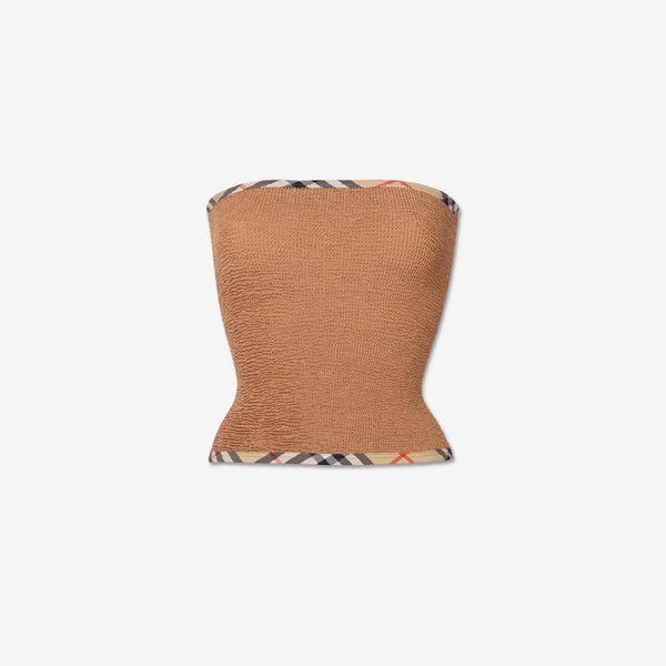 Burberry x Hunza G Devyn Swim Skirt/Tube Top