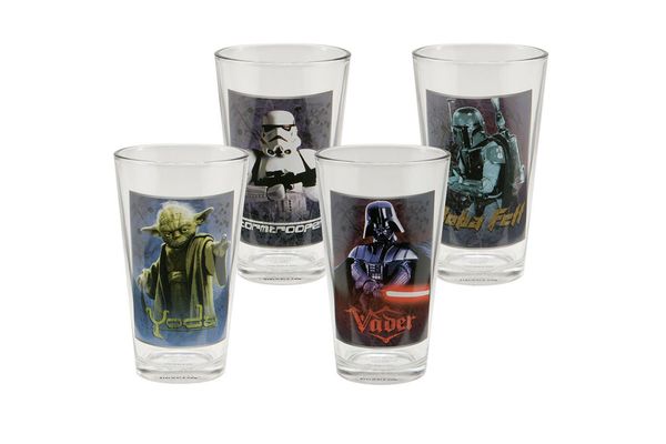 OFFICIAL STAR WARS BB8 SET OF TWO GLASSES TUMBLERS NEW IN GIFT BOX 