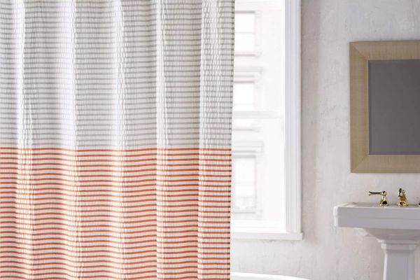 DKNY Parson Stripe Shower Curtain