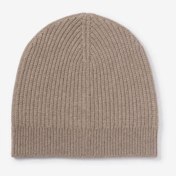 Labo Natural Color Cashmere Knitted Beanie