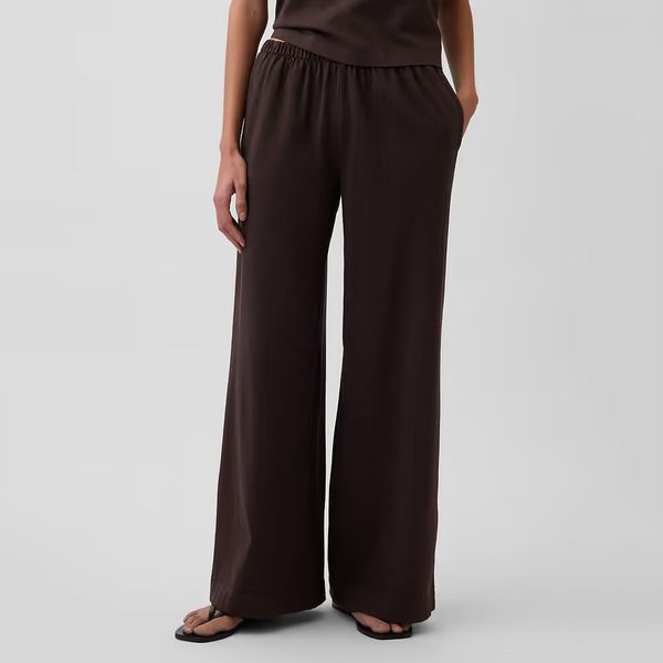 Gap Knit Wide-Leg Pants