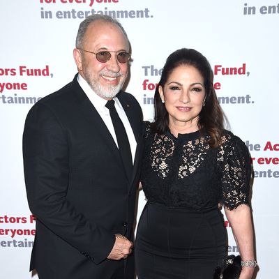 Emilio and Gloria Estefan at the Actors Fund gala.