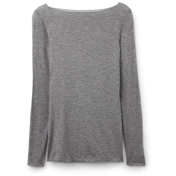 Intimissimi Boat Neck Modal Cashmere Ultralight Top