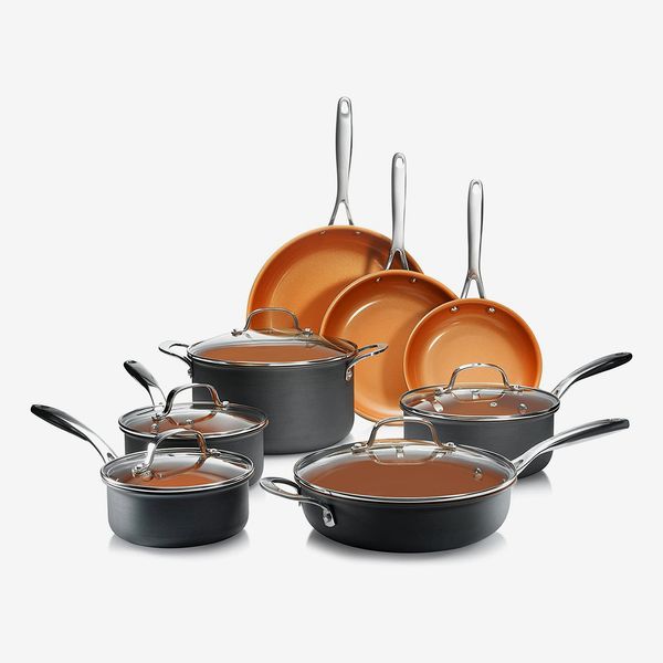 Gotham Steel Hard Anodized 13 Piece Pots and Pans