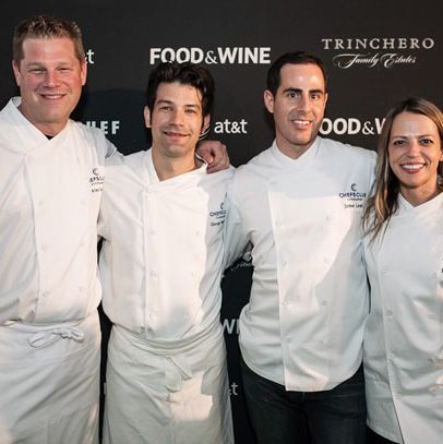 Past Best New Chefs and inaugural menu architects for the Chefs Club: Alex Seidel of Fruition (Denver, CO), George Mendes of Aldea (New York City), James Lewis of Bettola (Birmingham, AL) and Sue Zemanick of Gautreau's (New Orleans).