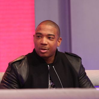 NEW YORK, NY - OCTOBER 21: Recording artist Ja Rule visits 106 & Park at 106 & Park studio on October 21, 2013 in New York City. (Photo by Bennett Raglin/BET/Getty Images for BET)