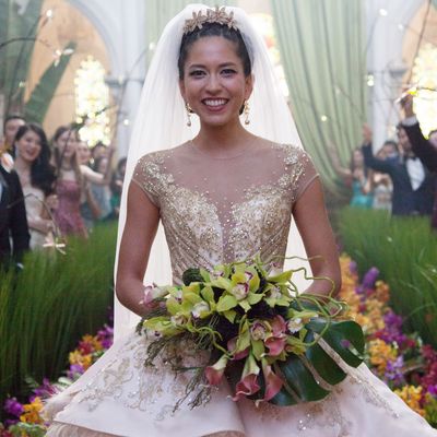 crazy rich asian wedding dress