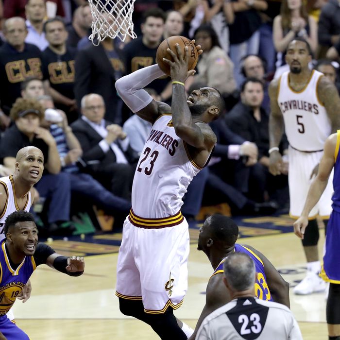 Golden State Warriors guard Stephen Curry (left) and then-Cleveland  Cavaliers forward LeBron James scramble for a loose ball during game 1 of  the 2016 NBA Finals. - WJCT Public Media