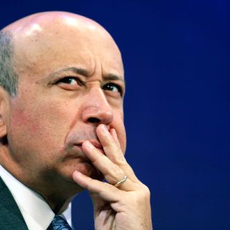 Lloyd Blankfein, chairman and chief executive officer of Goldman Sachs Group Inc.