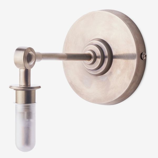 Pooky Bathroom Elbow Wall Fixture in Antiqued Silver