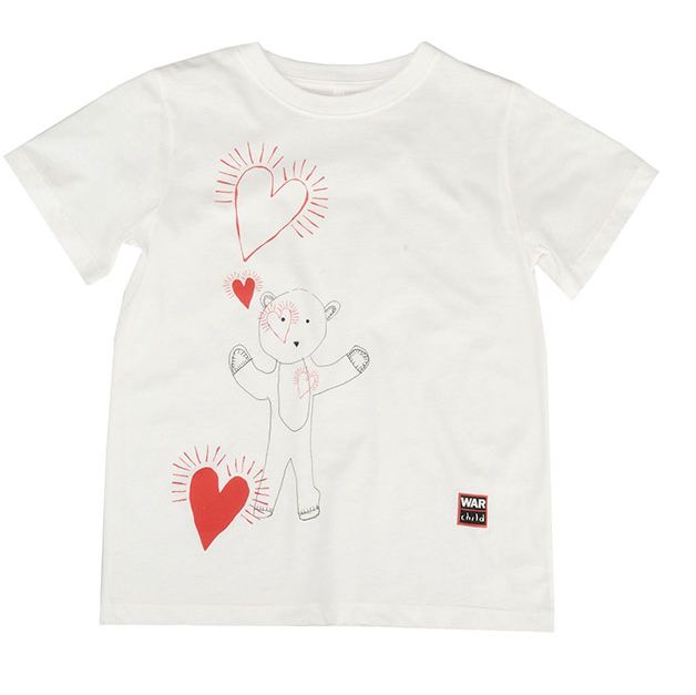 Limited-edition T-shirts from Stella McCartney's line to benefit War Child UK.