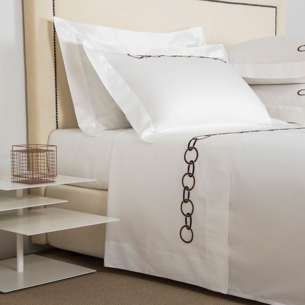 Frette Links Embroidered Sheet Set