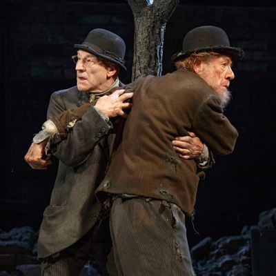 Waiting for Godot Cort Theatre Ian McKellen Patrick Stewart