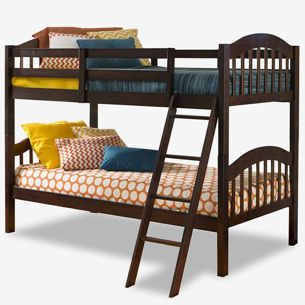 Storkcraft Long Horn Solid Hardwood Twin Bunk Bed