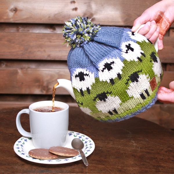 PachamamaWoollies Flock of Sheep Wool Tea Cosy