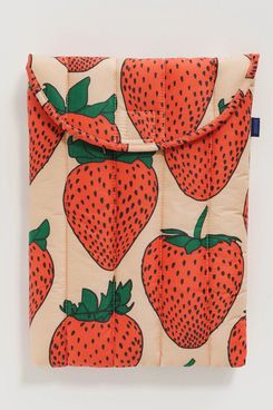 Unique Custom Strawberries Perfect for Wallpapers Print Laptop Portfolio Case Soft Mens Laptop Sleeve Briefcase Protective for MacBook Air 11 