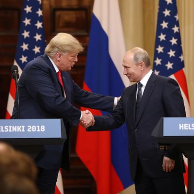 U.S. President Donald Trump And Russian President Vladimir Putin’s Helsinki Summit