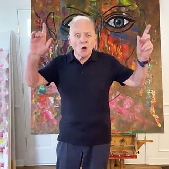 Anthony Hopkins Joins Tiktok Dances To Drake Toosie Slide