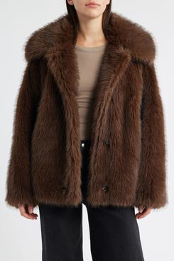 Bernardo Ellery Faux Fur Coat