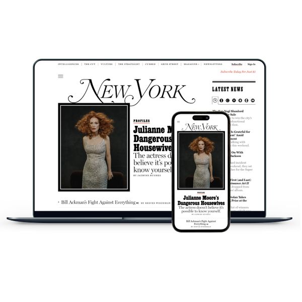 New York Magazine Annual Subscription - Digital Only