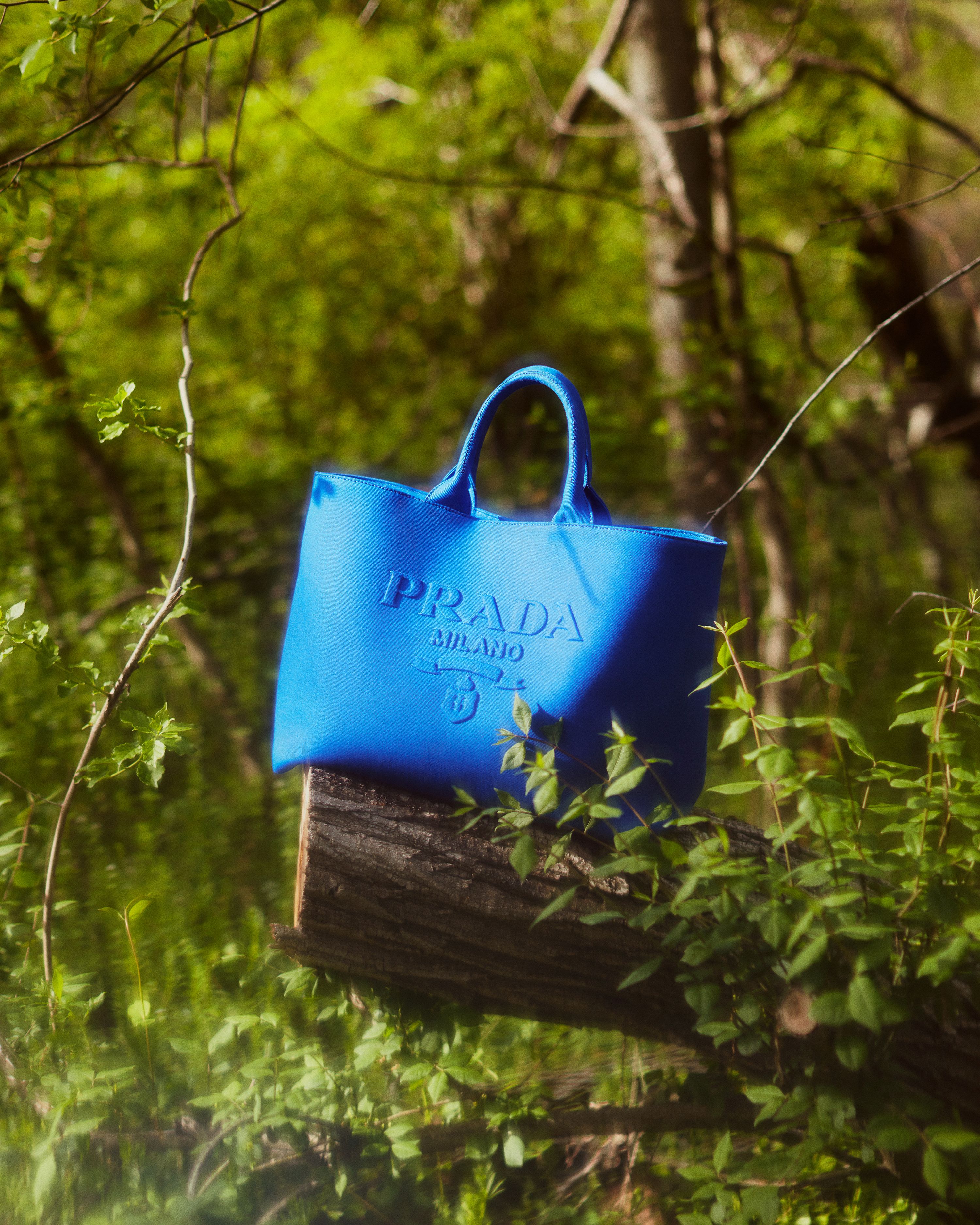 Saffiano Lux Bi-Color Bowler Bag