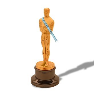 The Oscar statuette.