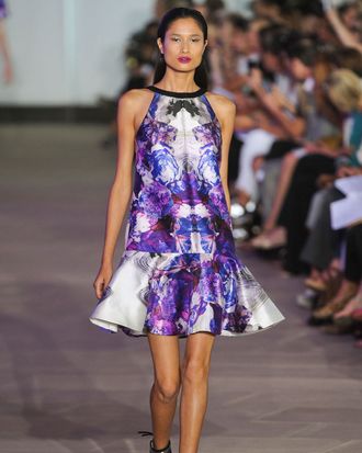 A look from Prabal Gurung's spring 2012 collection.