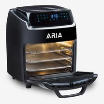 Aria 10 Qt. Black AirFryer with Recipe Book
