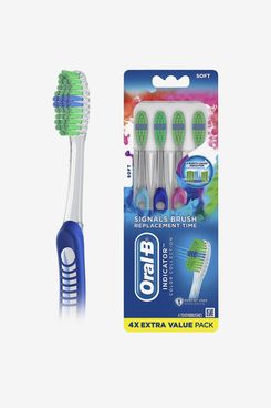 Oral-B Indicator Color Collection Manual Toothbrush, Soft, 4 Count