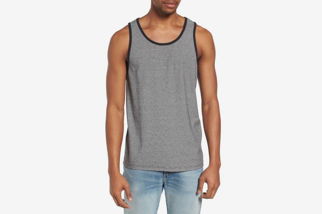 Is That The New Guys Letter Graphic Ombre Ringer Tank Top And