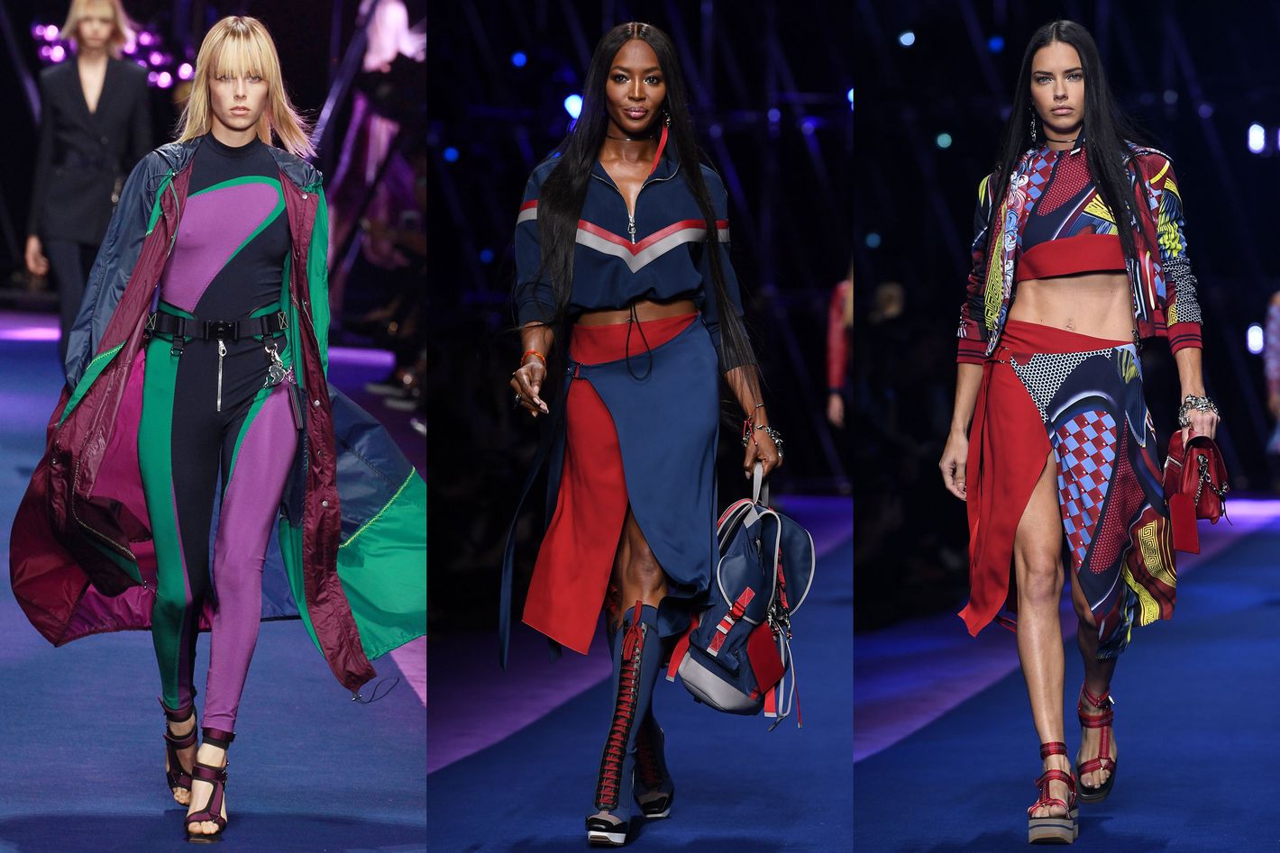 All the Supermodels Who Walked the Runway at Versace's Show