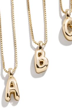 Baublebar Gwen Mini Bubble Initial Necklace